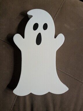 White Ghost Wall Decor - Festive Halloween Accent